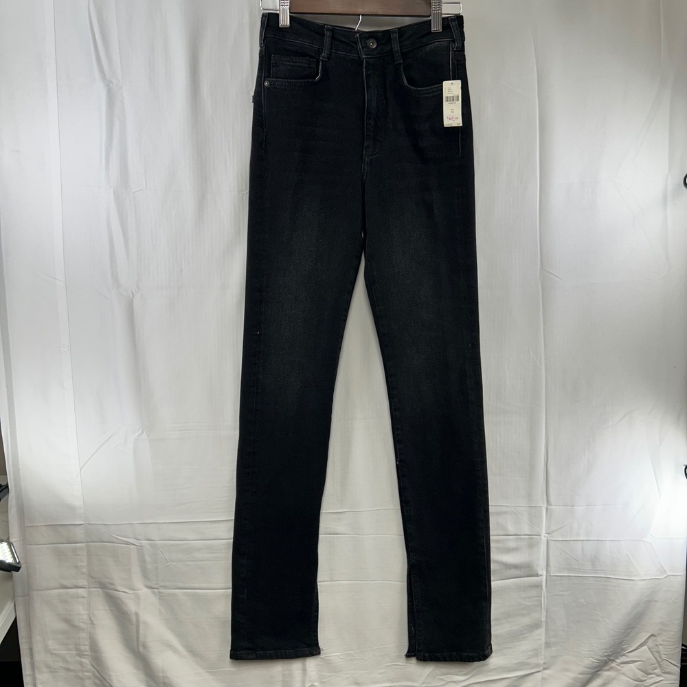 Pilcro‎ Jeans Women 26 Black High Rise Skinny Anthropologie OB1441732